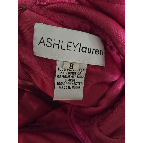 ASHLEYlauren 4286 Romper Fuchsia Size 8 Pageant Fun Fashion NWT - Picture 3 of 4